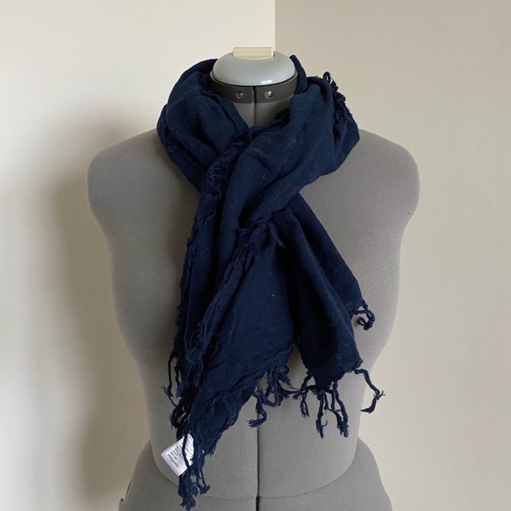 Navy Blue Scarf